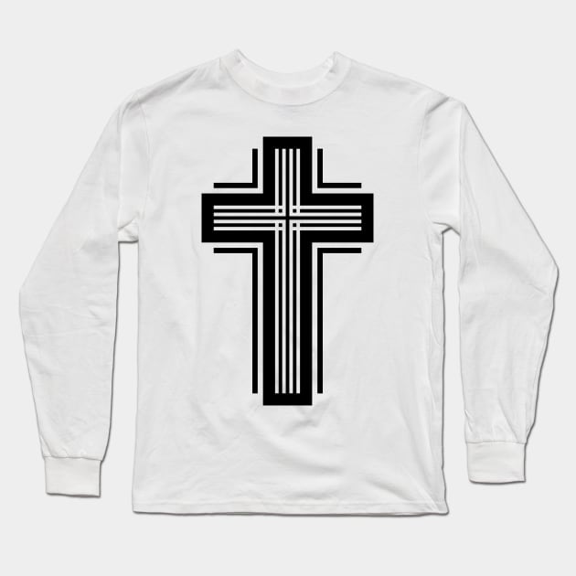 The cross is a symbol of the crucifixion of the Son of God for the sins of mankind. Long Sleeve T-Shirt by Reformer